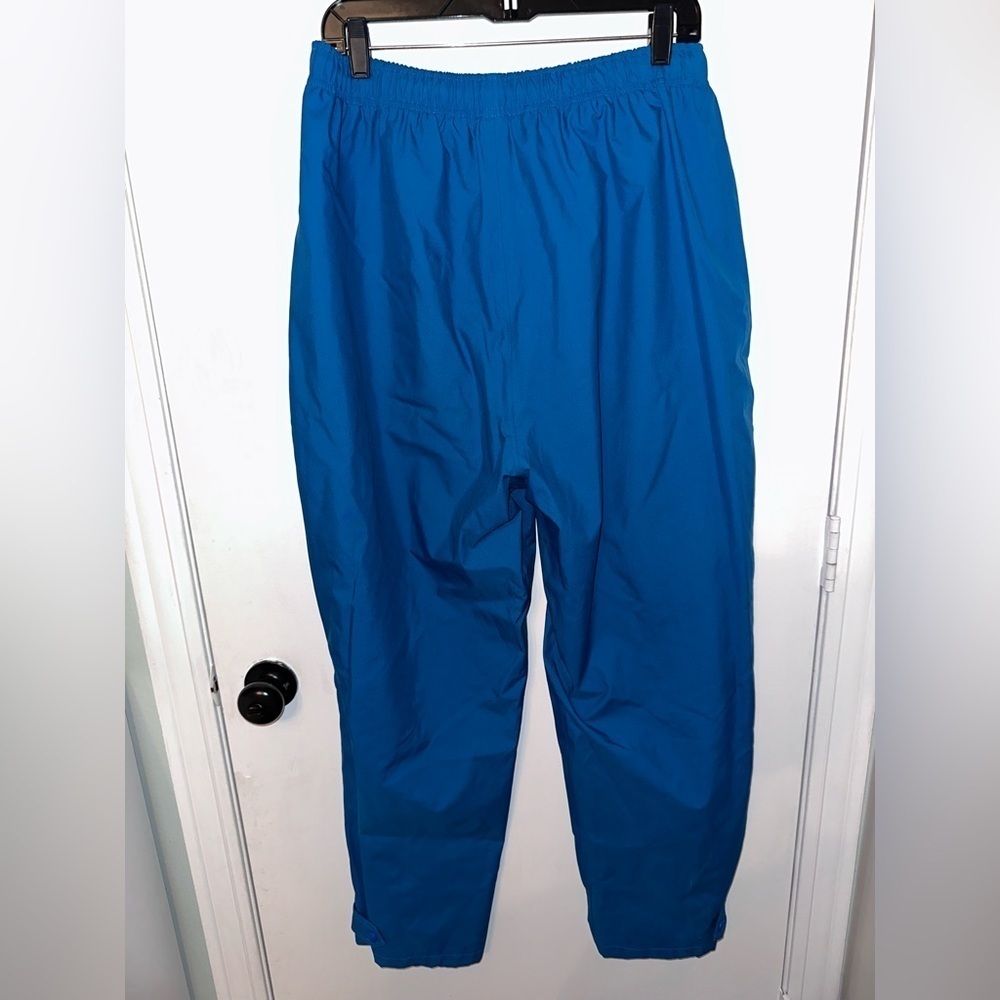 L.L. Bean Women’s XL Pants Nylon Gore Tex Rain Blue Vintage Hiking Outdoors 1669